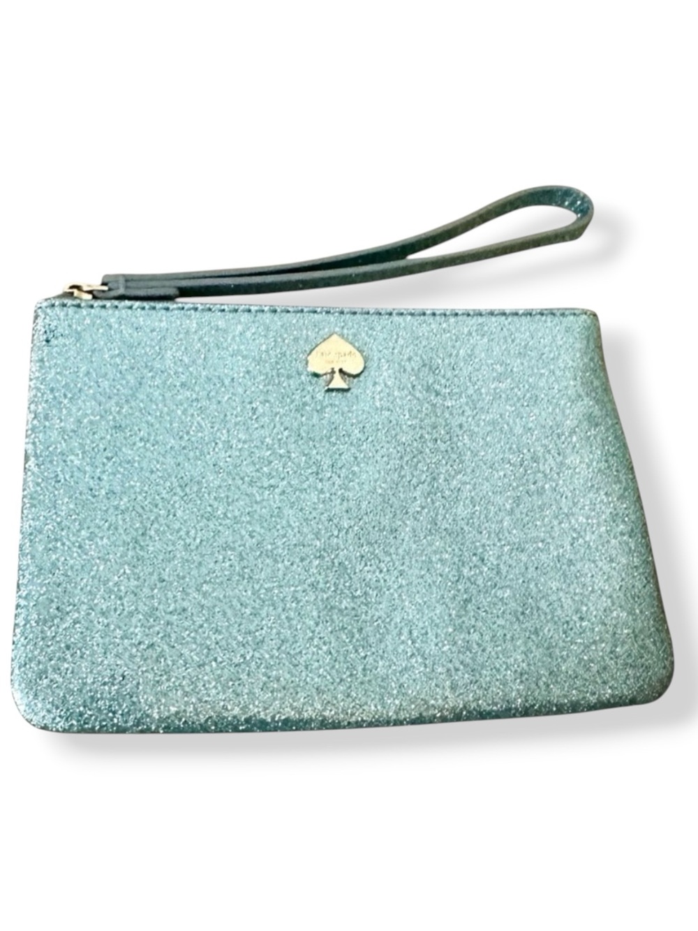 Kate Spade New York Glitter Lakes Edge Wristlet with‎ Silver Hardware